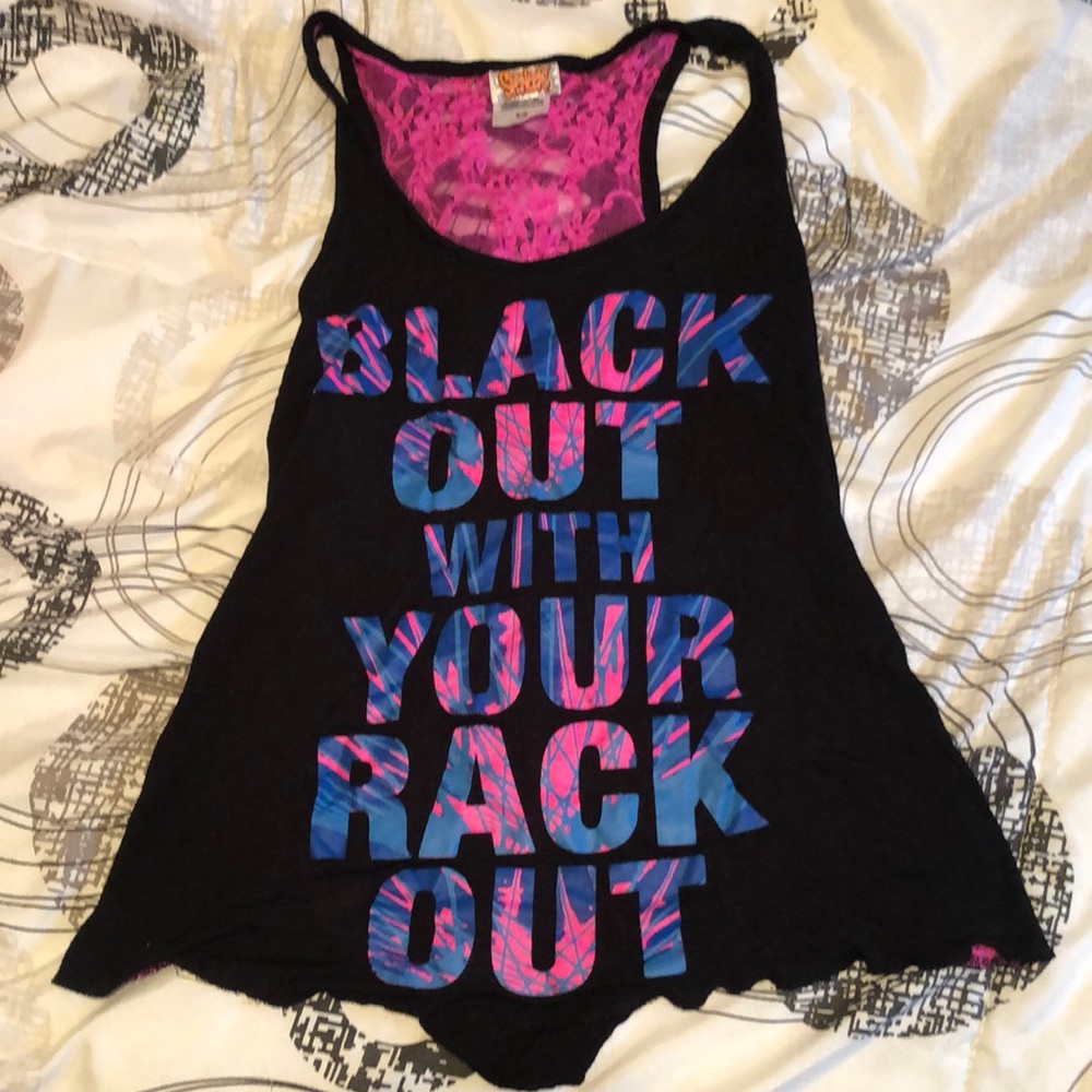 Black out party shirt